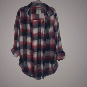 Oversized flannel shirt